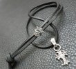 Photo4: G&Crown Adjustable Leather Necklace (4)