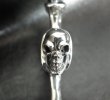 Photo5: Half Hammer Cross With 2Skull & Double Face Dagger Necklace (5)