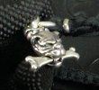 Photo7: Half Old Bulldog With Bone Braid Leather Necklace (7)