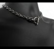 Photo6: 7Chain With Half Skull & Quarter T-bar Necklace (6)