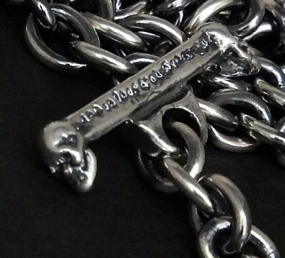 Photo1: 7Chain with quarter lion & quarter T-bar necklace