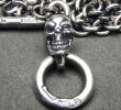 Photo4: 3.9Chain with 1/8 skull & 1/16 Classic T-bar Necklace (4)