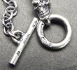 Photo5: 3.9Chain with 1/8 skull & 1/16 Classic T-bar Necklace (5)