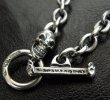 Photo3: 6Chain with 1/8 Skull & 1/8 T-bar Necklace (3)