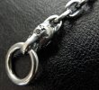 Photo2: 6Chain with 1/8 Skull & 1/8 T-bar Necklace (2)