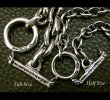 Photo9: 1/3 Skull On Dagger With Quarter Skulls & 7 Chain Links Necklace (9)