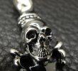 Photo12: 1/3 Skull On Dagger With Quarter Skulls & 7 Chain Links Necklace (12)