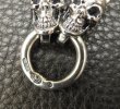 Photo7: Half C-ring With Half 2Skulls & 7Chain Necklace (7)