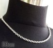 Photo1: 6Chain & Quarter T-bar Necklace (Platinum Finish) (1)