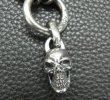 Photo2: Single Slant Head Skull With 2 Single Slant Head Skulls & Small Oval Chain Links Necklace (2)