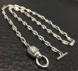 Photo4: 1/8 Lion 4.5mm Marine Chain Necklace(Platinum Finish) (4)