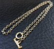 Photo2: 1/16 Size 10k Gold T-bar With 3.7Chain Necklace (2)