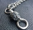 Photo10: Lion With 2 Half Skulls & 7 Chain Necklace (10)