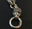 Photo8: Lion With 2 Half Skulls & 7 Chain Necklace (8)