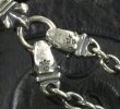 Photo5: 4Heart Crown Cross With 2 Bulldogs & 7Chain Necklace (5)