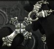 Photo3: 4Heart Crown Cross With 2 Bulldogs & 7Chain Necklace (3)