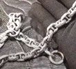 Photo7: All Quarter Chiseled Anchor Links Necklace (7)