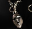 Photo13: Face With Quarter 2 Skulls & 7Chains Necklace (13)