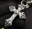 Photo13: Quarter 4 Heart Chiseled Cross With Half 2 Skulls Chain Necklace (13)