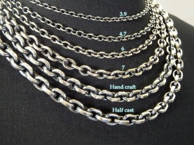 Photo1: 6Chain & Quarter Classic T-bar Necklace