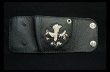 Photo1: Short Cross Inlay Buffalo Half Wallet (1)