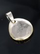 Photo11: Pure Gold Wrap 1/16 Constantine Cross Blob Pendant  (11)