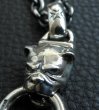 Photo7: Bulldog With Single Skull Drop Pendant (7)