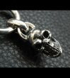 Photo14: Bulldog With Single Skull Drop Pendant (14)