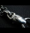 Photo12: Bulldog With Single Skull Drop Pendant (12)