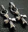 Photo20: Asymmetry Gothic Cross Pendant (20)