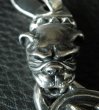 Photo7: Old Bulldog & Cross Oval On Skull Pendant (7)