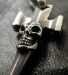 Photo3: Quarter Single Skull Dagger Square Bottom & H.W.O Pendant (3)