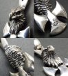 Photo4: Eagle with round zip cross Pendant (4)