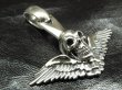 Photo4: Wing skull zip pull Pendant (4)