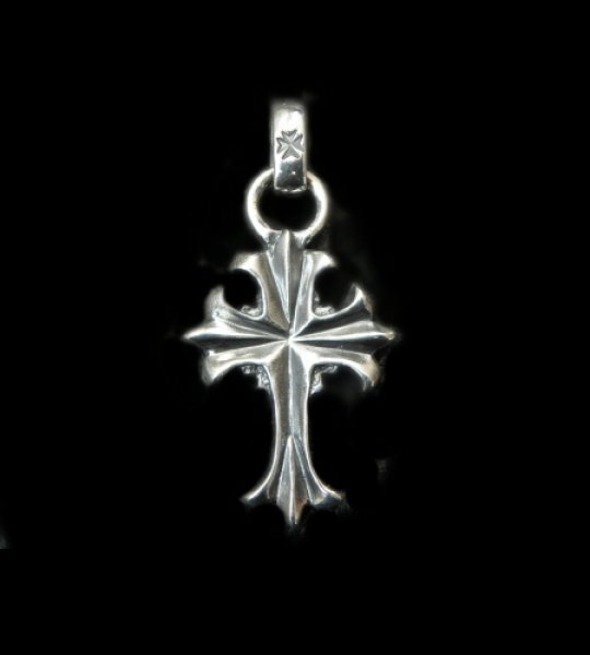 Photo1: 1/9 Grooved Cross Pendant (1)