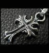 Photo4: 1/9 Grooved Cross Pendant (4)