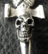 Photo2: Half Triple Skull Dagger Square Bottom & H.W.O Pendant (2)