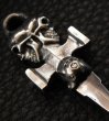 Photo17: Half Triple Skull Dagger Square Bottom & H.W.O Pendant (17)