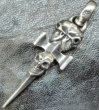 Photo14: Half Triple Skull Dagger Square Bottom & H.W.O Pendant (14)