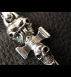 Photo13: Half Triple Skull Dagger Square Bottom & H.W.O Pendant (13)