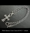 Photo10: One Eighth Long 4 Heart Crown Cross With H.W.O Pendant (10)