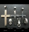 Photo20: G&Crown Plain Cross Pendant [Quarter,1/8,1/16] (20)