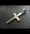 Photo12: G&Crown Plain Cross Pendant [Quarter,1/8,1/16] (12)