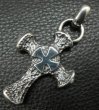 Photo2: Half Hammer Cross With H.W.O Pendant (2)