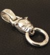 Photo3: Bulldog Pendant (Platinum Finish) (3)