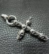 Photo6: Quarter 6 Skulls Cross With H.W.O Pendant (6)