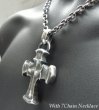 Photo9: Half Battle-Ax Cross With H.W.O Pendant (9)