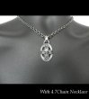 Photo15: Quarter Sculpted Oval On Skull With H.W.O Pendant (15)