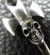 Photo3: Quarter Single Skull Dagger Round Bottom & H.W.O Pendant (3)