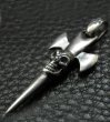 Photo18: Quarter Single Skull Dagger Round Bottom & H.W.O Pendant (18)